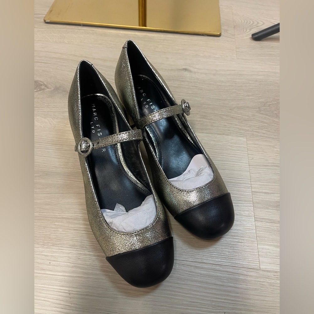 NEW Marc Fisher Marla Cap Toe Mary Jane Pump - Picture 3 of 10